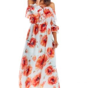 Sukienka Model A311 Red Flowers - awama