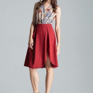Spódnica Model M675 Bordo - Figl