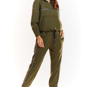 Spodnie Dresowe Model M231 Khaki - Infinite You