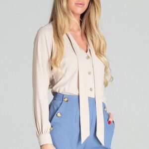 Koszula Damska Model M700 Beige - Figl