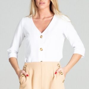 Koszula Damska Model M699 White - Figl