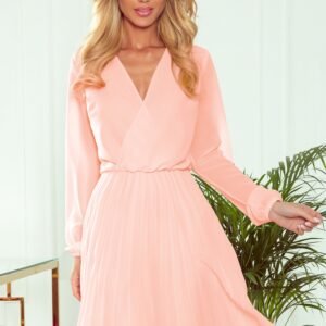 Sukienka Model Isabelle 313-2 Brzoskwinia - Numoco