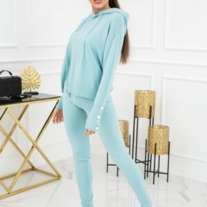 Spodnie Komplet Model Kim Pearl Buttons PU1121 Mint - Vittoria Ventini