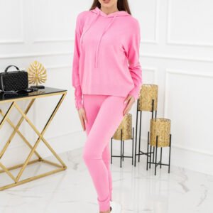 Spodnie Komplet Model Kim Pearl Buttons PU1121 Pink - Vittoria Ventini