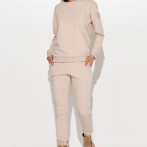 Spodnie Komplet Model NU379 Light Beige - Numinou
