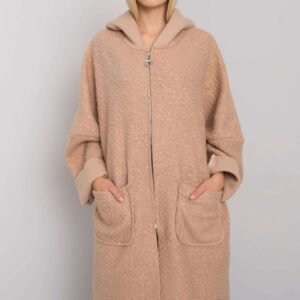 Płaszcz Damski Model TW-PL-BI-21715.63P Beige - Och Bella