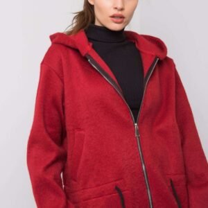 Bluza Damska Model MI-PL-24512.00X Bordo - Italy Moda