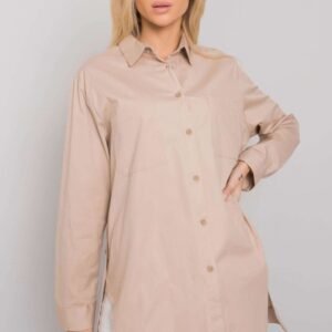 Koszula Damska Model EM-KS-001.46 Beige - Ex Moda