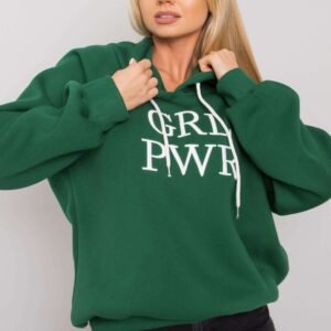 Bluza Damska Model EM-BL-651/3.39X Dark Green - Ex Moda