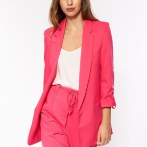 Różowa marynarka oversize Z43 Pink - Nife