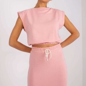 Spódnica Komplet Model EM-KMPL-N596.24X Light Pink - Ex Moda