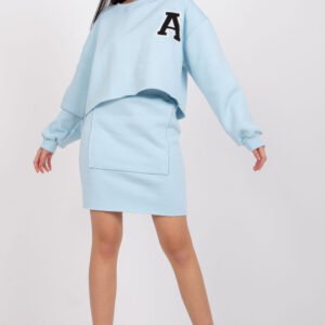 Spódnica Komplet Model EM-KMPL-721.69 Light Blue - Ex Moda