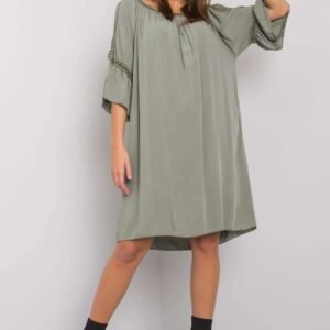 Sukienka Model TW-SK-BI-82314.48 Khaki - Och Bella
