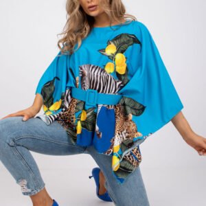 Bluzka Model DHJ-BZ-15735B.13 Blue - Italy Moda