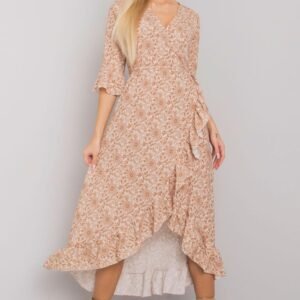 Sukienka model TW-SK-BI-24502-3.46P Beige - Och Bella
