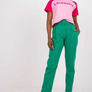 Spodnie Damskie Model DHJ-SP-12787.21X Light Green - Italy Moda