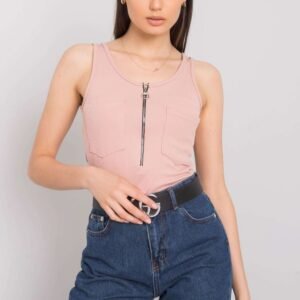 Koszulka Top Model DHJ-TP-13287.36P Light Pink - Italy Moda