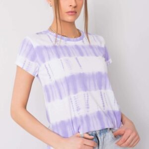 T-shirt Damski Model DHJ-TS-11280-1.10 Light Violet - Italy Moda