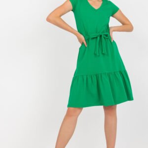 Sukienka Model RV-SK-8048.21P Green - Rue Paris