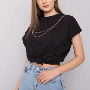 Bluzka Model 157-TS-4170.82 Black - Rue Paris