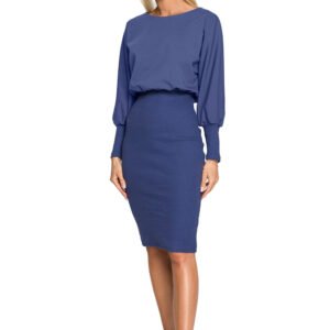 Sukienka Model MOE690 Indygo - Moe