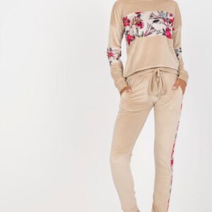 Spodnie Komplet Model RV-KMPL-8234.35X Beige - Rue Paris