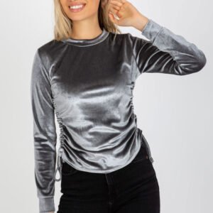 Bluzka Model LK-BZ-509033.36P Grey - Lakerta