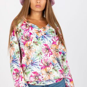 Bluzka Model RV-BZ-8133.19P Ecru - Rue Paris