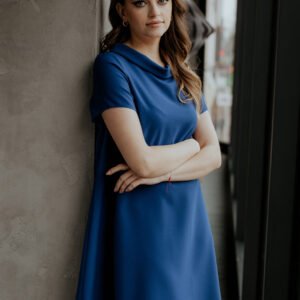 Sukienka Model T373/4 Navy - Tessita