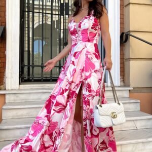 Sukienka Model 259-12 Pink - Bicotone