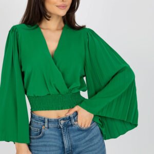 Bluzka Model DHJ-BZ-16503.30X Green - Italy Moda