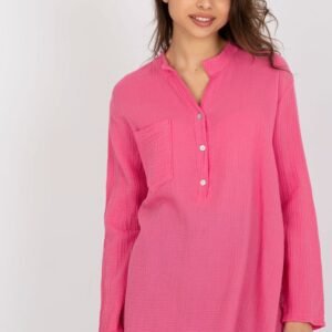 Koszula Damska Model TW-KS-BI-1144.07 Pink - Och Bella