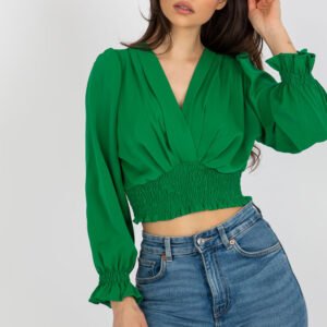 Bluzka Model DHJ-BZ-13866.92P Green - Italy Moda