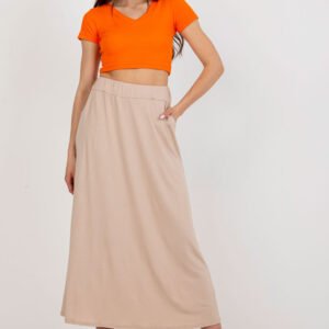 Spódnica Model WN-SD-5005.13 Beige - Rue Paris