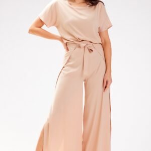Spodnie Damskie ModelA589 Beige - awama
