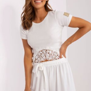 Bluzka Model TW-BZ-OB053.43 Ecru - Och Bella