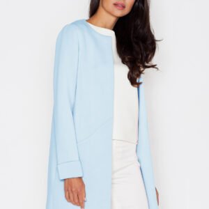 Płaszcz Damski Model 366 Blue - Figl