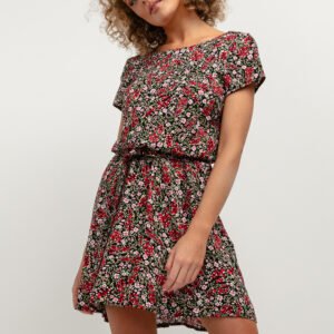 Sukienka Model T390/5 Łączka Black - Tessita