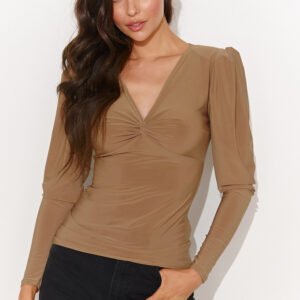 Bluzka Model NU461 Camel - Numinou